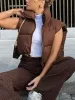 Sleeveless Cropped Puffer Jacket sold by Streetwear Society