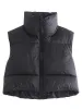 Sleeveless Cropped Puffer Jacket sold by Streetwear Society