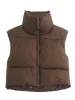 Sleeveless Cropped Puffer Jacket sold by Streetwear Society