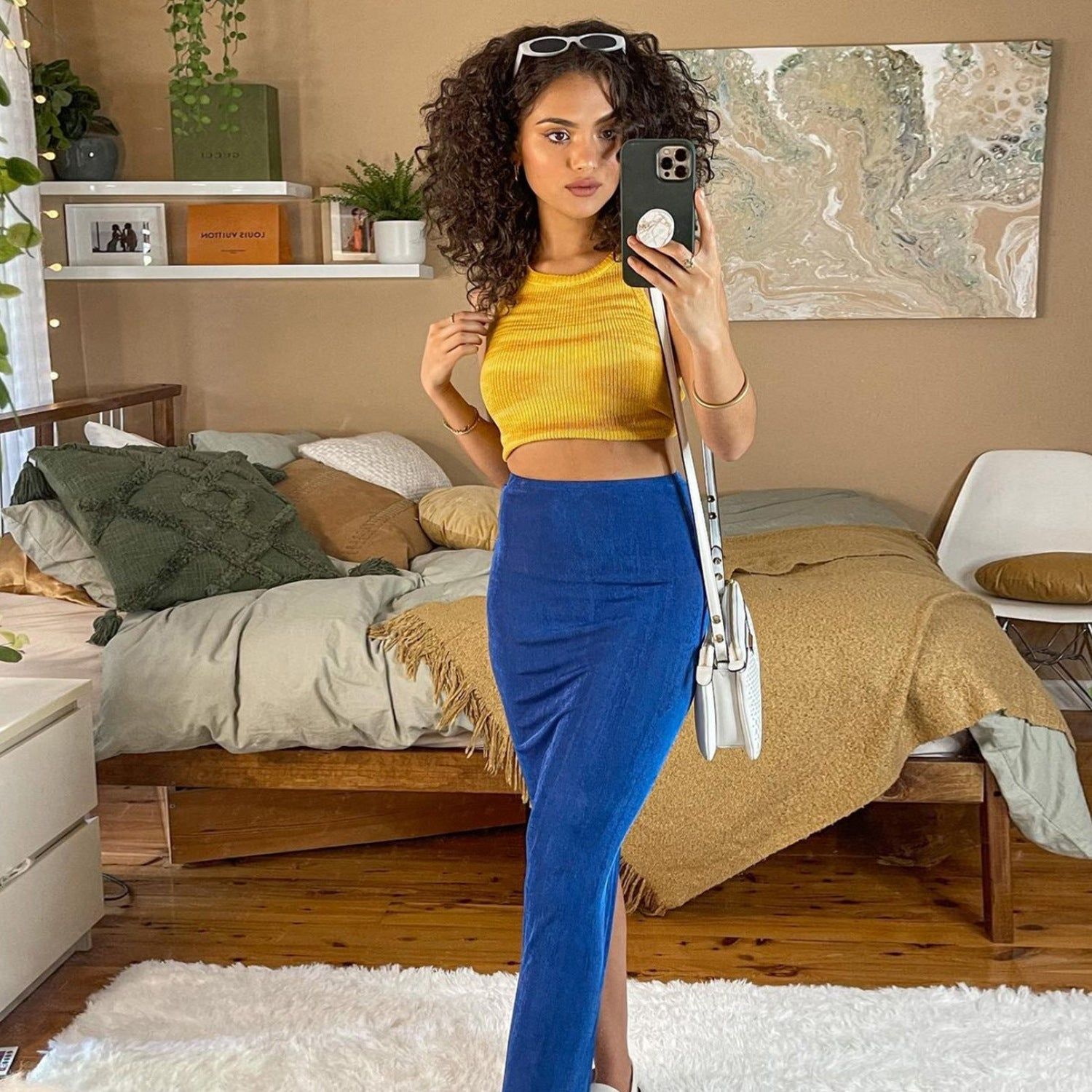 Rainbow Knitted Tank Top sold by Streetwear Society product image thumbnail 22