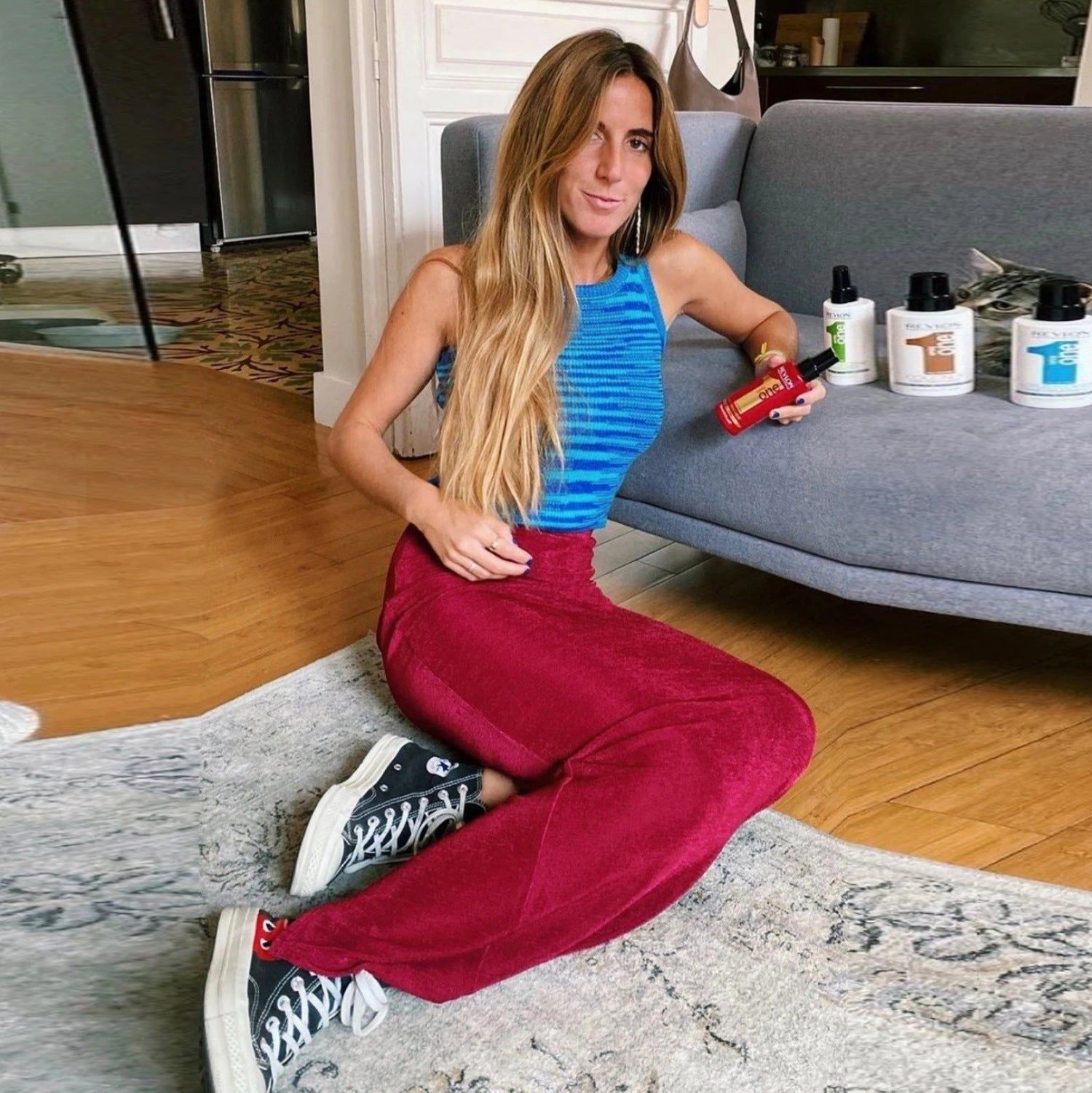 Rainbow Knitted Tank Top sold by Streetwear Society product image thumbnail 15