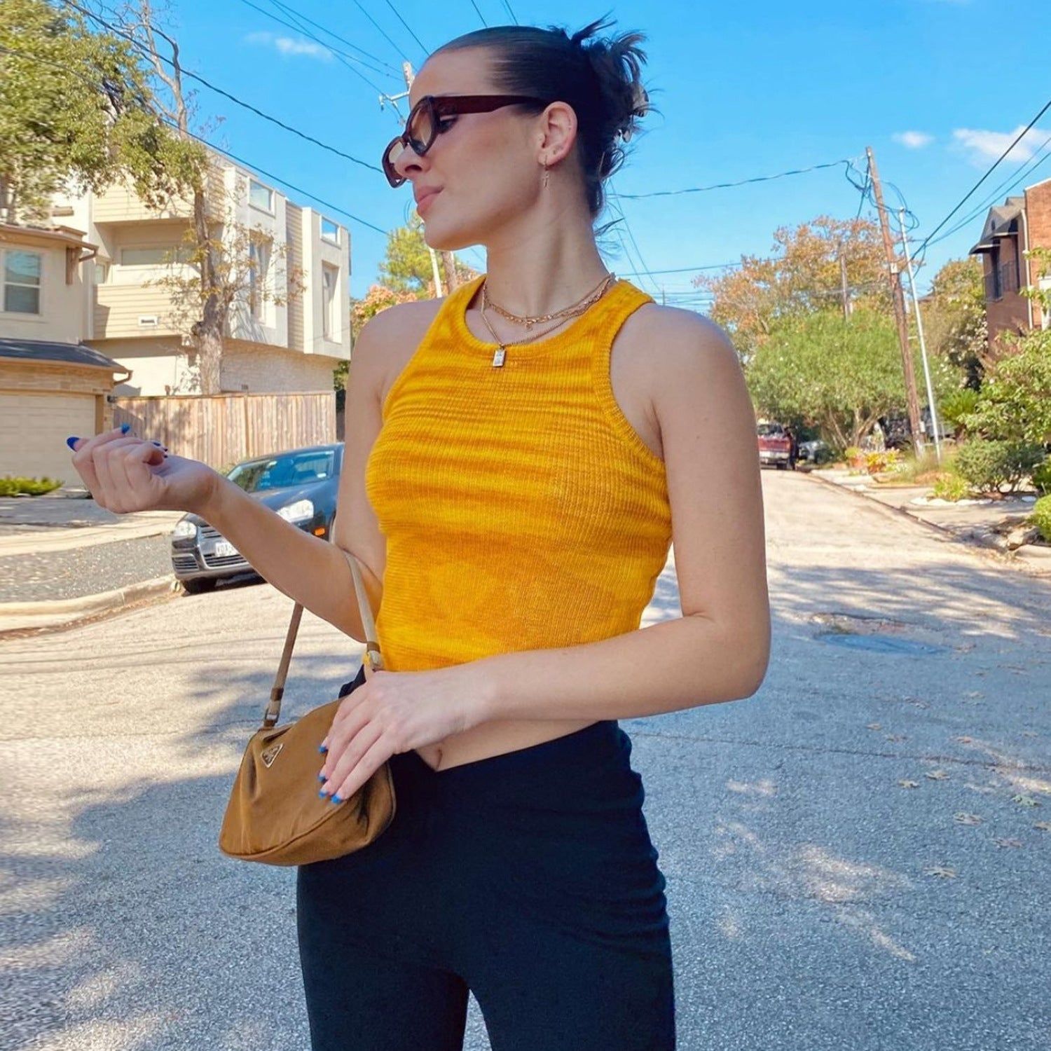 Rainbow Knitted Tank Top sold by Streetwear Society product image thumbnail 25