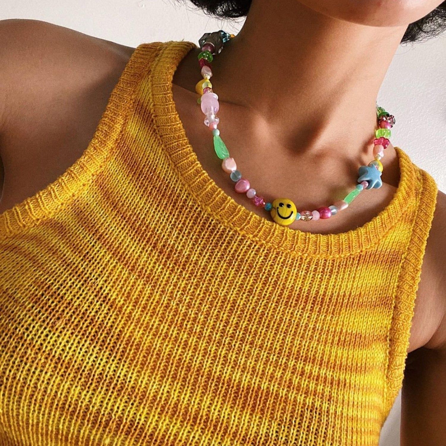 Rainbow Knitted Tank Top sold by Streetwear Society product image thumbnail 29