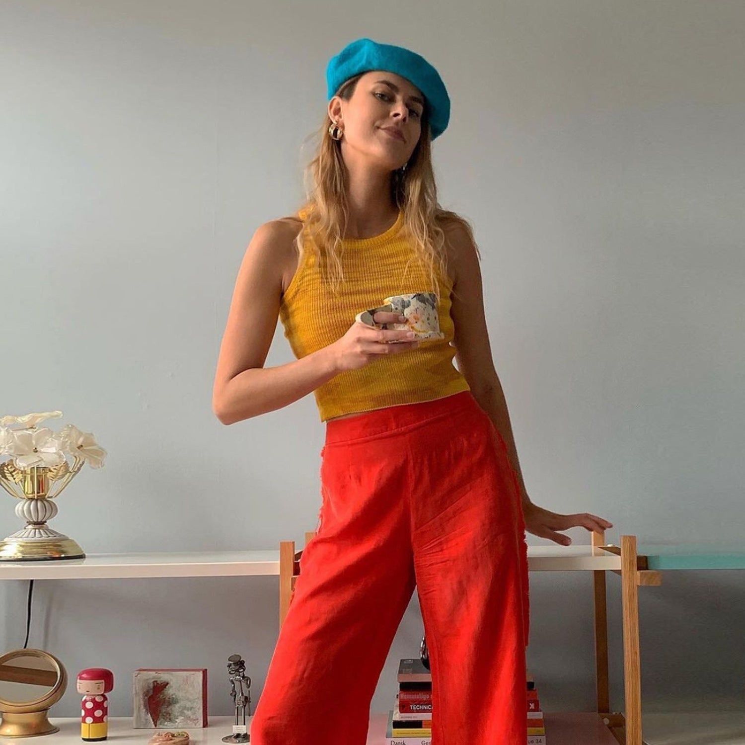 Rainbow Knitted Tank Top sold by Streetwear Society product image thumbnail 24