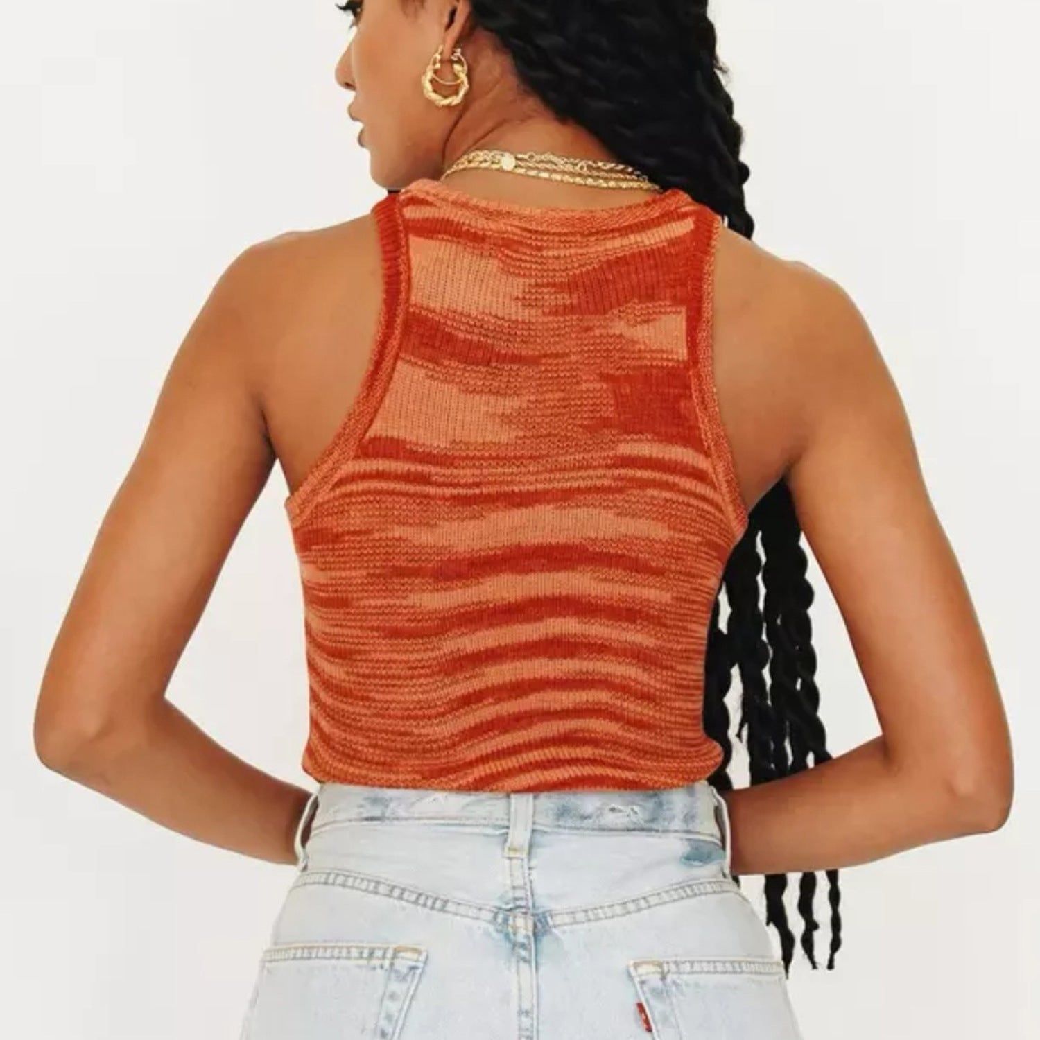 Rainbow Knitted Tank Top sold by Streetwear Society product image thumbnail 20