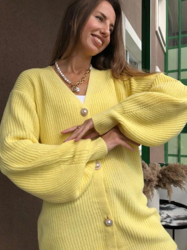 Oversized cardigan "Marie" 5 colors sold by Streetwear Society