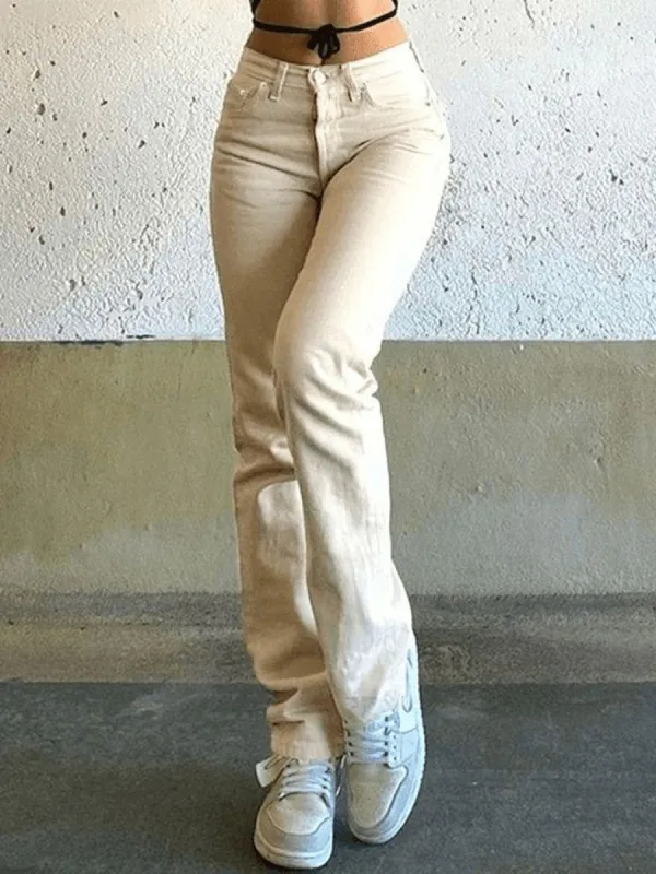 Vintage 90s straight boyfriend jeans sold by Streetwear Society