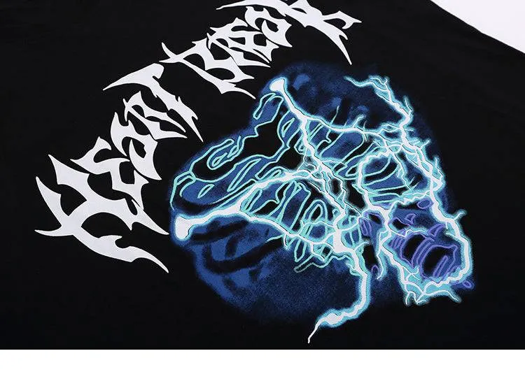 Heart break' T shirt sold by Streetwear Society product image thumbnail 4