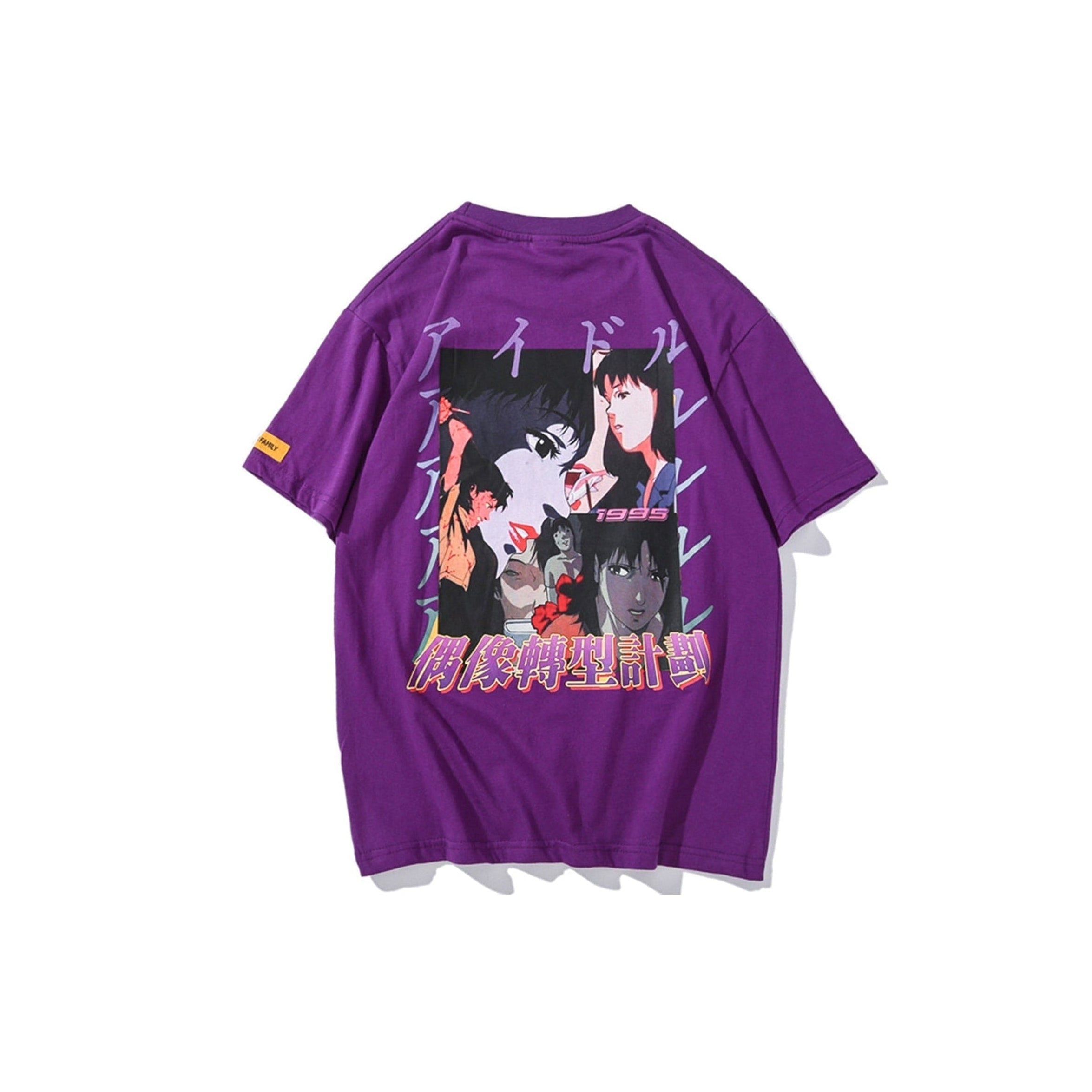 Perfect Blue Homage Cotton T-Shirt sold by Streetwear Society