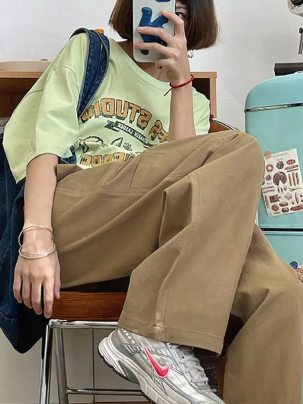 Vintage Y2K Straight Leg Cargo Pants sold by Streetwear Society