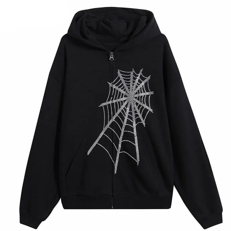 Web Zip Hoodie sold by Streetwear Society
