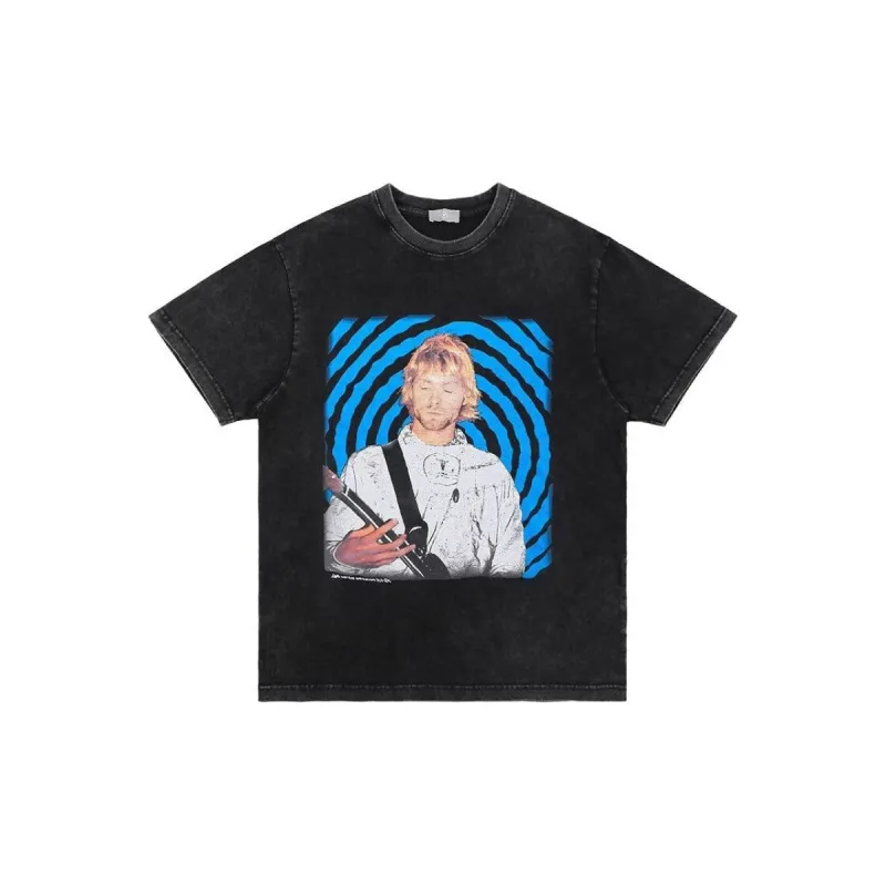 Extreme Aesthetic Kurt Cobain Tribute Cotton T-Shirt sold by Streetwear Society