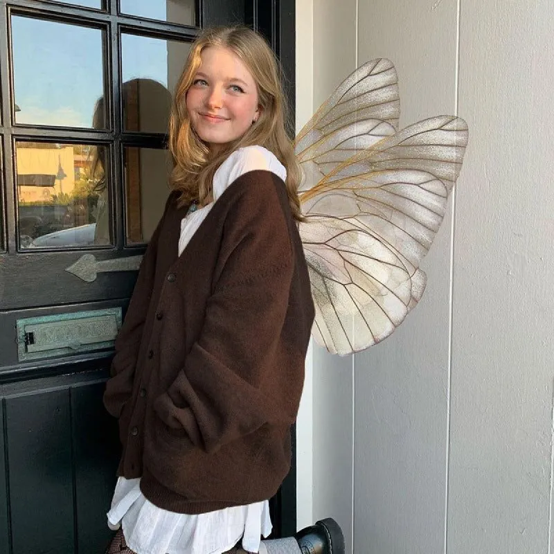 90s Aesthetic Oversized Cardigan sold by Streetwear Society