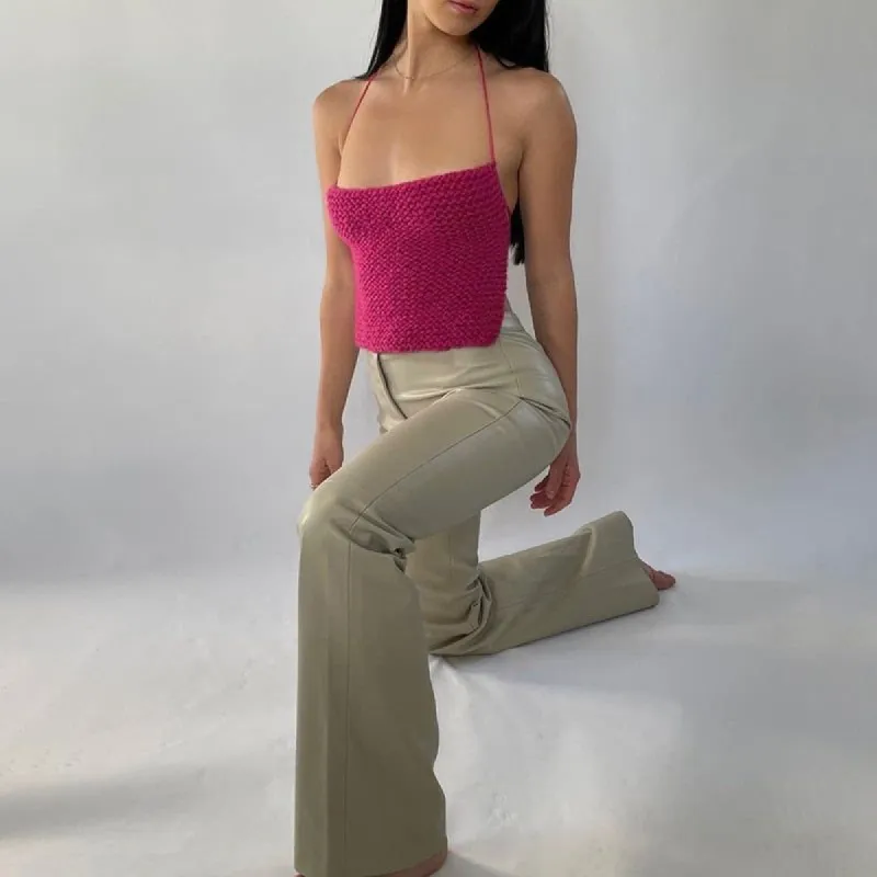 Elegant Knitted Camis Top sold by Streetwear Society