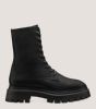 BEDFORD SLEEK LACE-UP BOOTIE sold by Stuart Weitzman