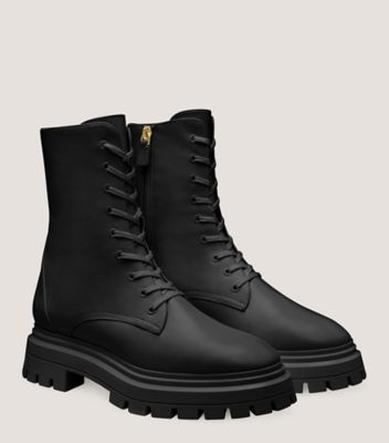 BEDFORD SLEEK LACE-UP BOOTIE sold by Stuart Weitzman product image thumbnail 2