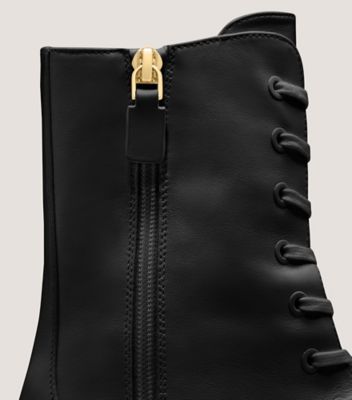 BEDFORD SLEEK LACE-UP BOOTIE sold by Stuart Weitzman product image thumbnail 3