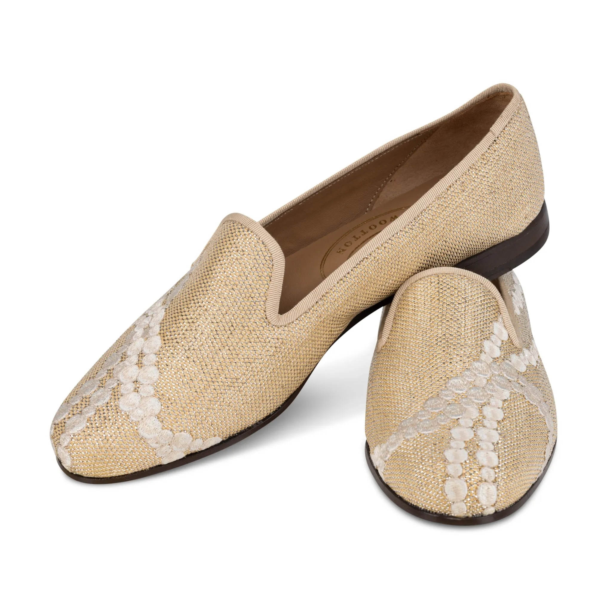 Pearls Raffia Woven Slipper (Women) sold by Stubbs & Wootton product image thumbnail 2