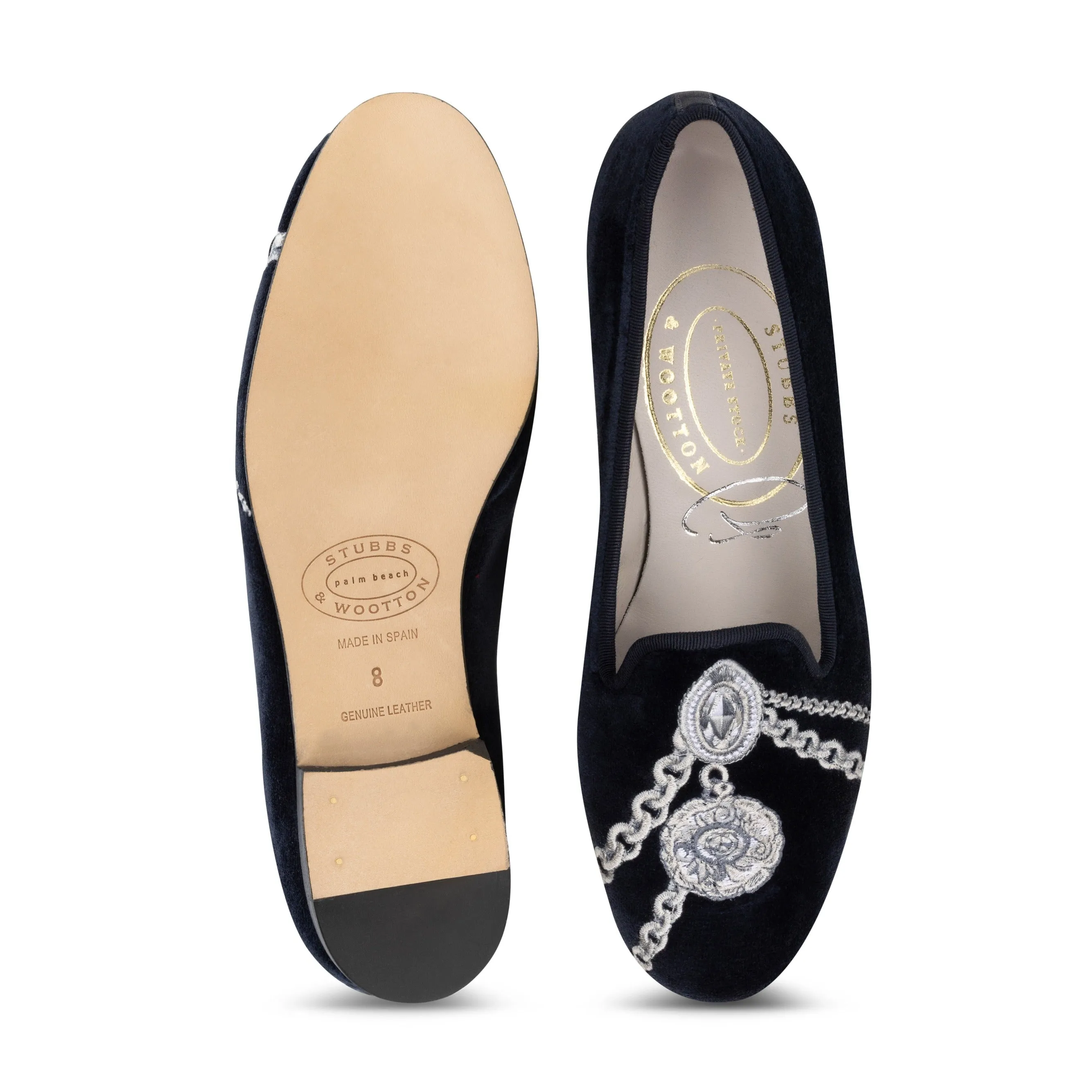 Charmed Midnight Velvet Slipper (Women) sold by Stubbs & Wootton product image thumbnail 4