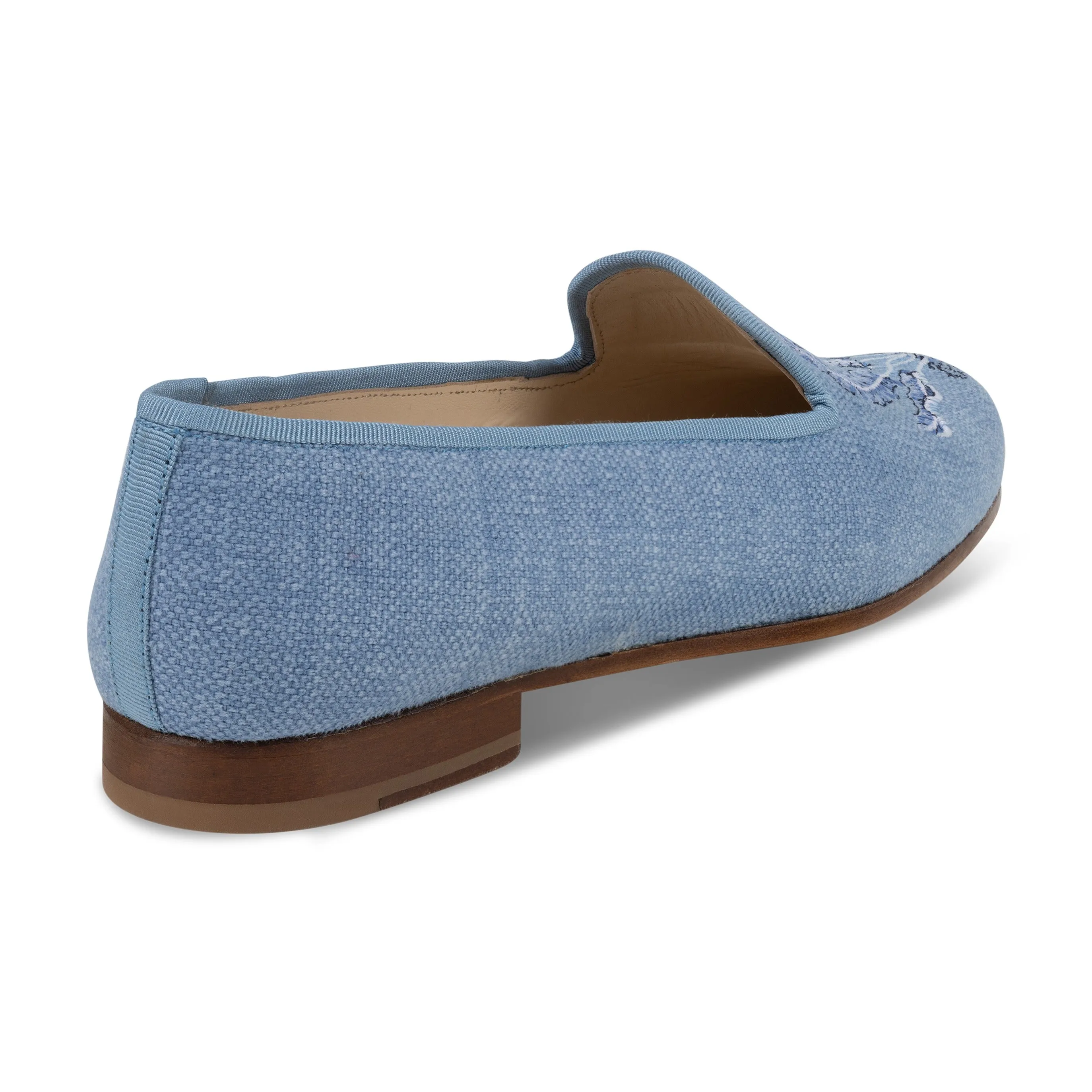 Ferns Azure Linen Slipper (Women) sold by Stubbs & Wootton product image thumbnail 3