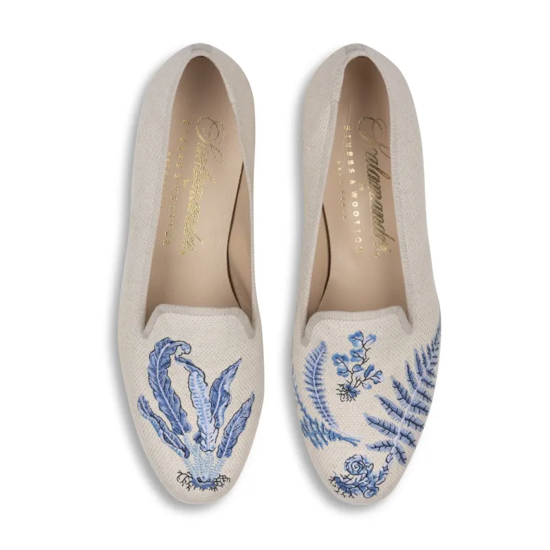 Ferns Flax Linen Slipper (Women) sold by Stubbs & Wootton