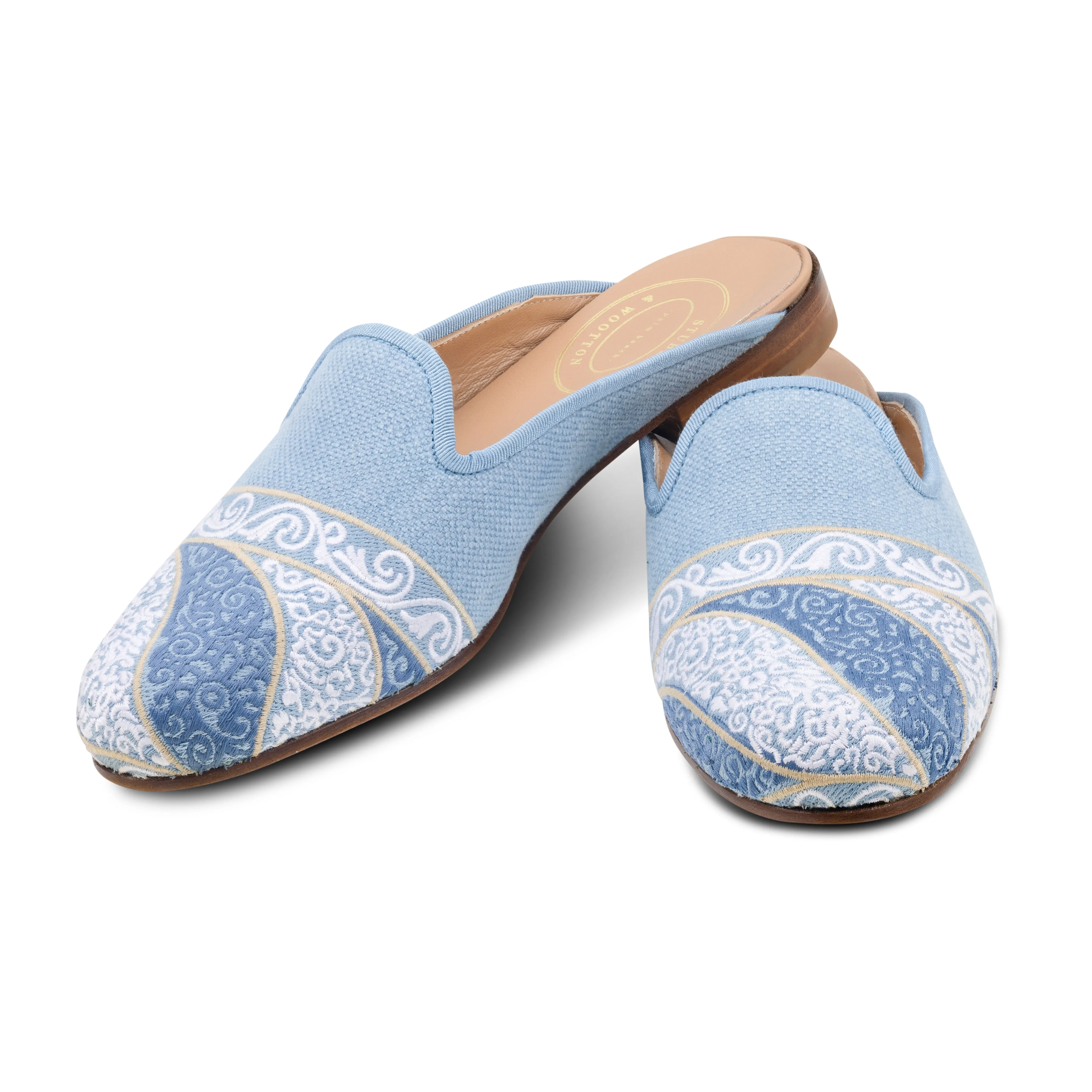 Paisley Fountain Linen Mule (Women) sold by Stubbs & Wootton product image thumbnail 2