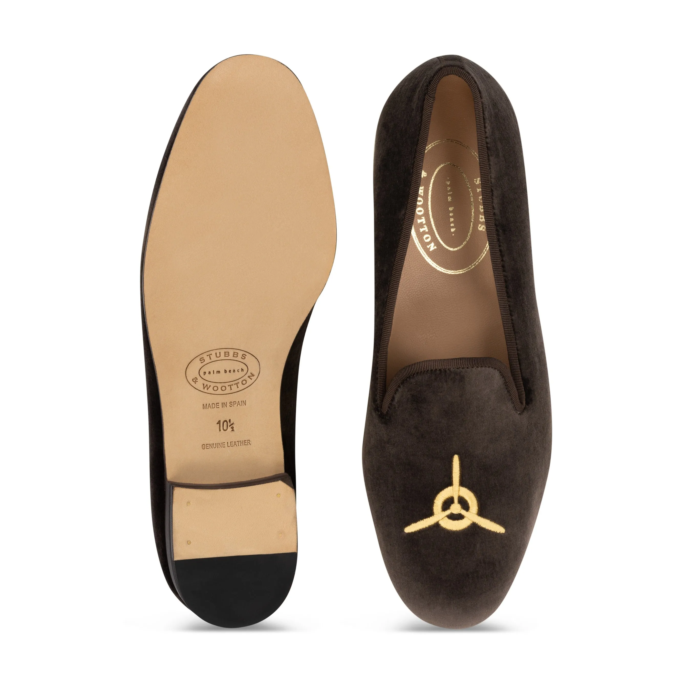 Travel Espresso Velvet Slipper (Men) sold by Stubbs & Wootton product image thumbnail 4