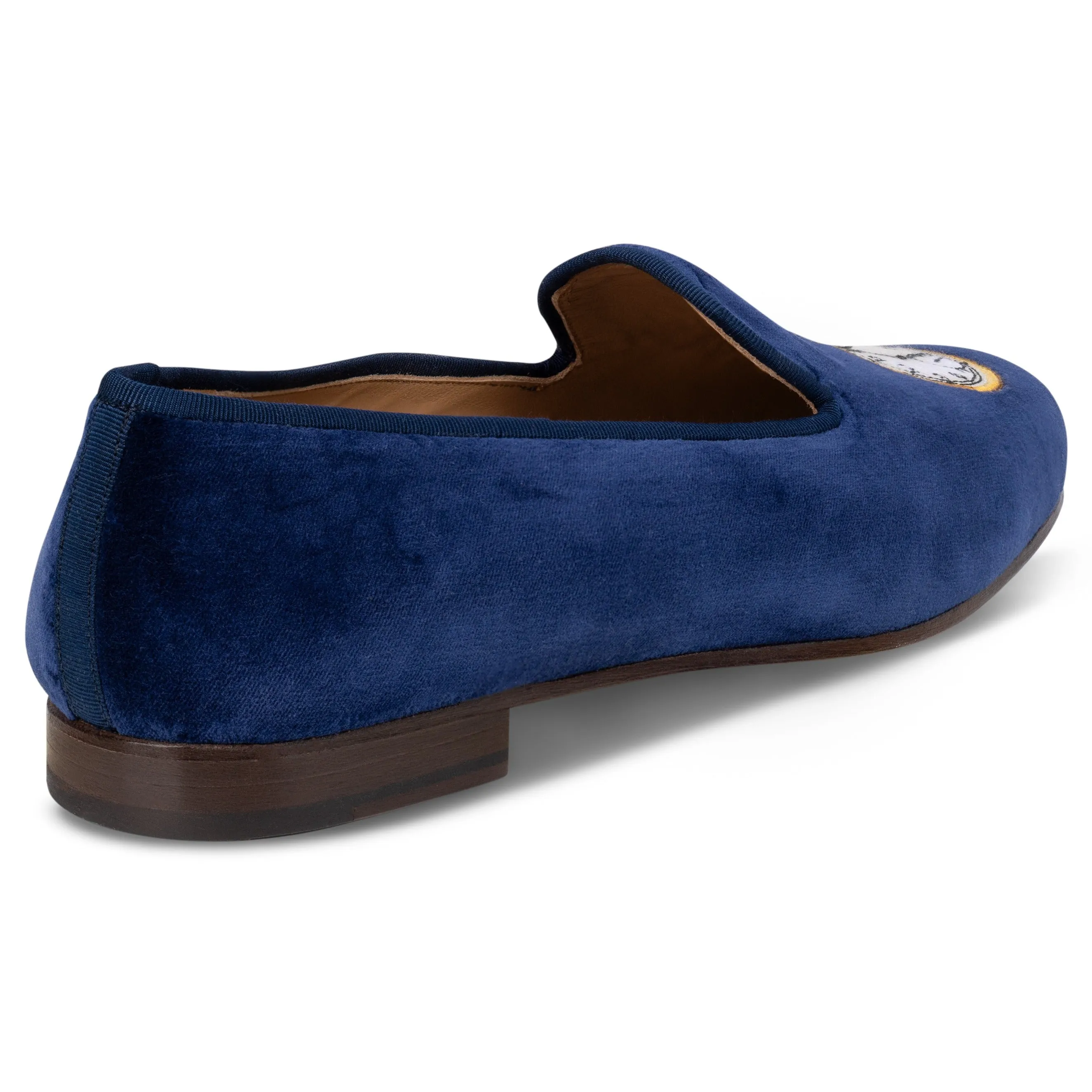Five O' Clock Somewhere Indigo Velvet Slipper (Men) sold by Stubbs & Wootton product image thumbnail 3