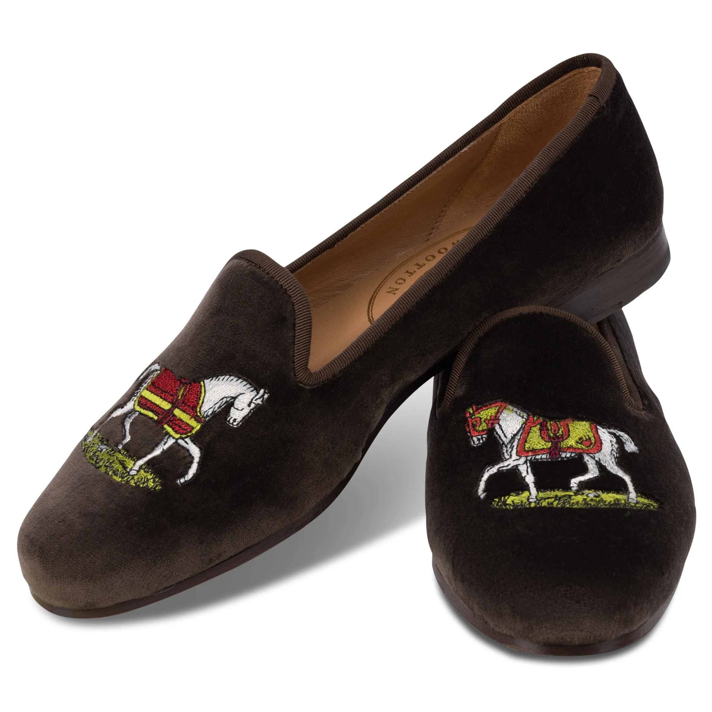 Justify Espresso Velvet Slipper (Men) sold by Stubbs & Wootton product image thumbnail 2
