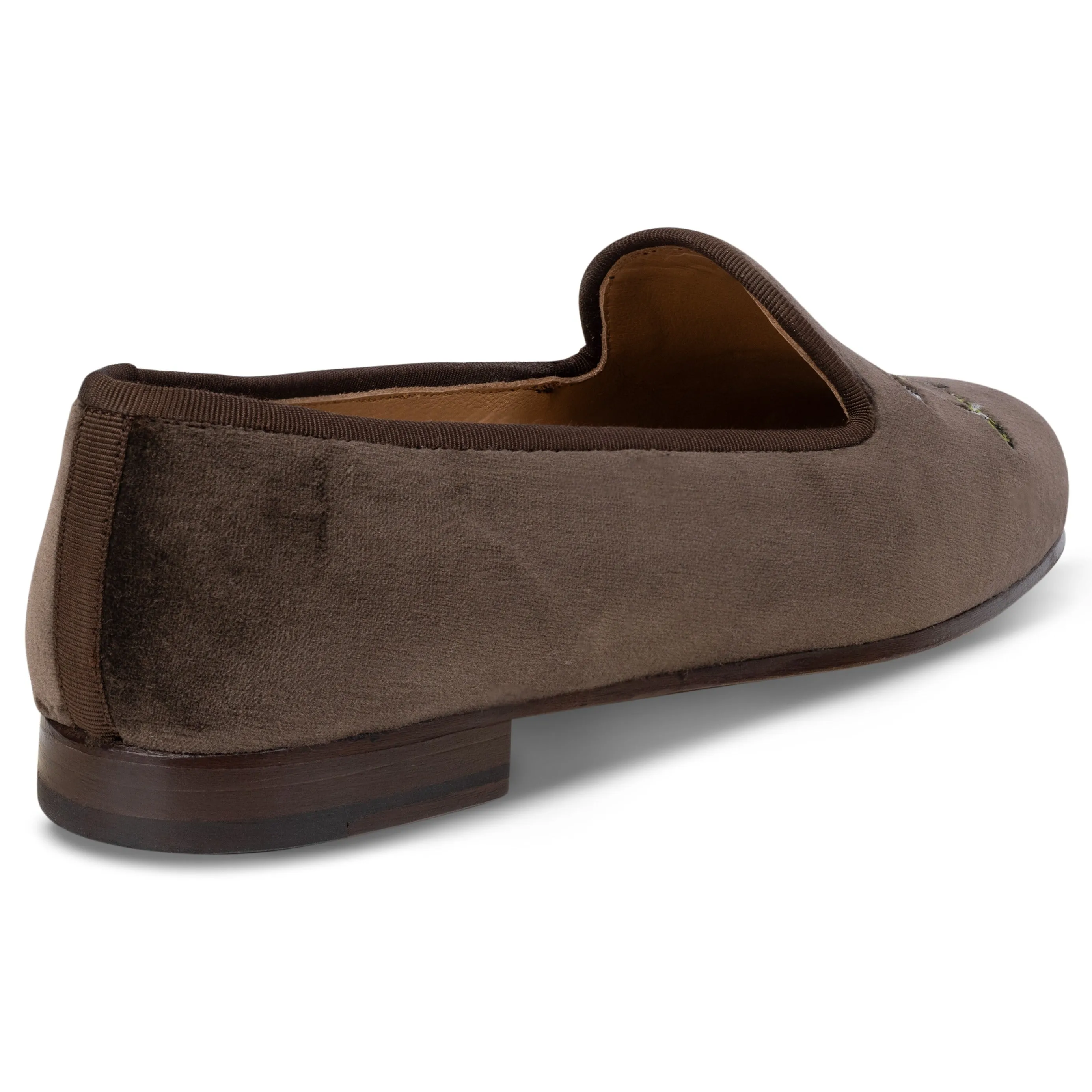 Justify Espresso Velvet Slipper (Men) sold by Stubbs & Wootton product image thumbnail 3