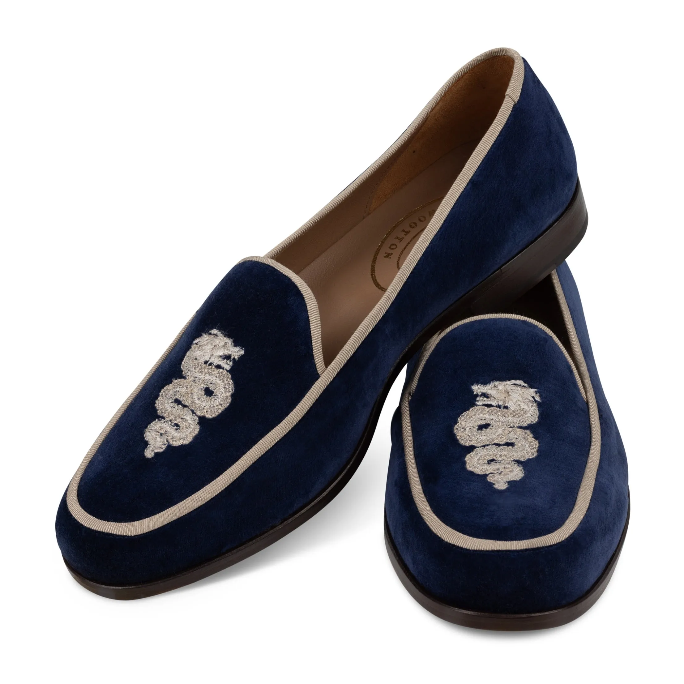 Serpentine Navy Velvet Lux (Men) sold by Stubbs & Wootton product image thumbnail 2