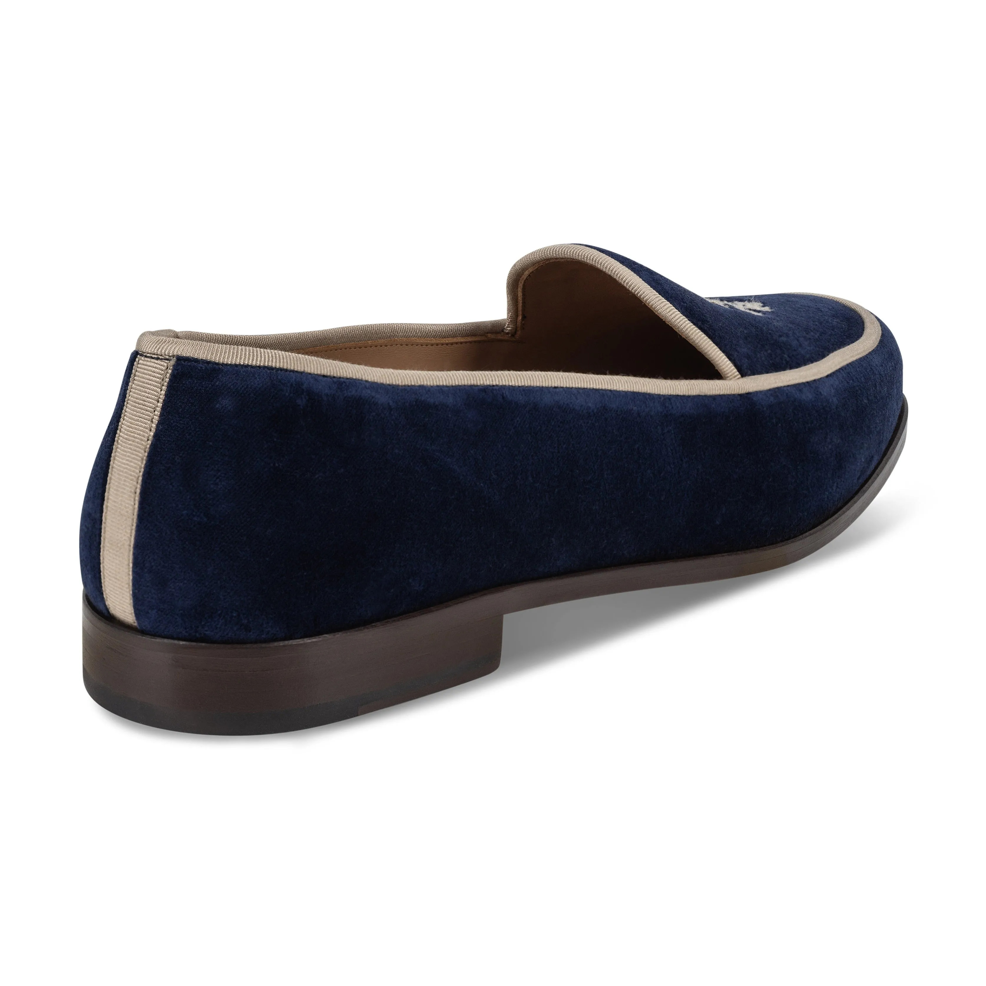 Serpentine Navy Velvet Lux (Men) sold by Stubbs & Wootton product image thumbnail 3