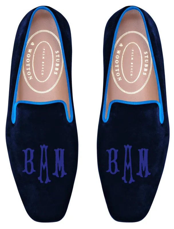 Bespoke Monogram Slipper sold by Stubbs & Wootton