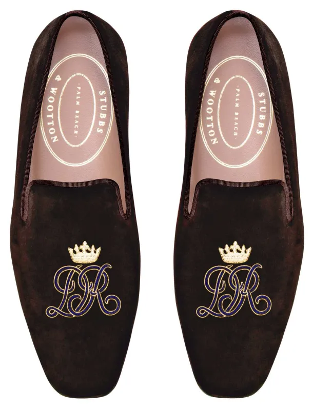 Bespoke Monogram Slipper sold by Stubbs & Wootton