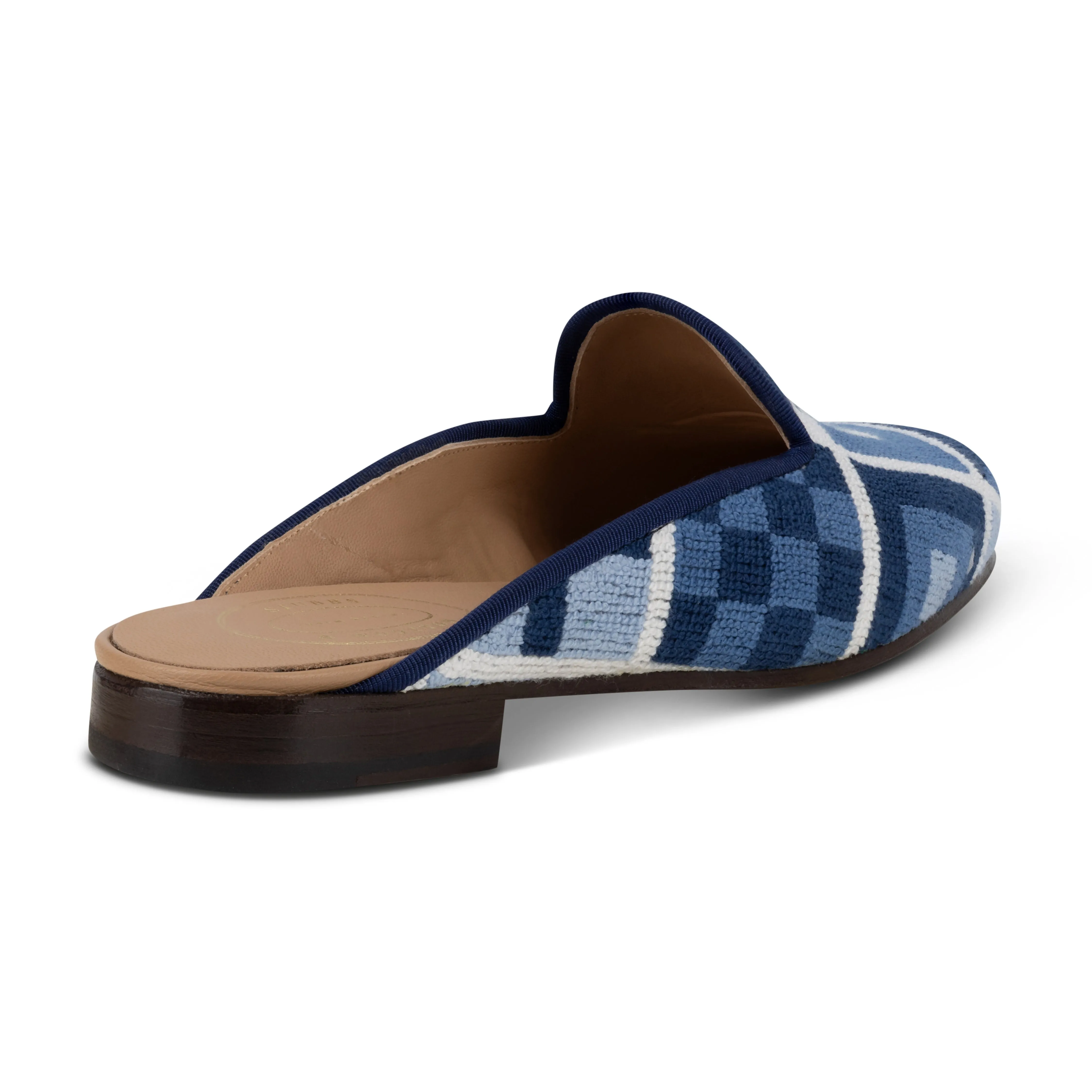 Burgees Navy Needlepoint Mule (Women) sold by Stubbs & Wootton product image thumbnail 3