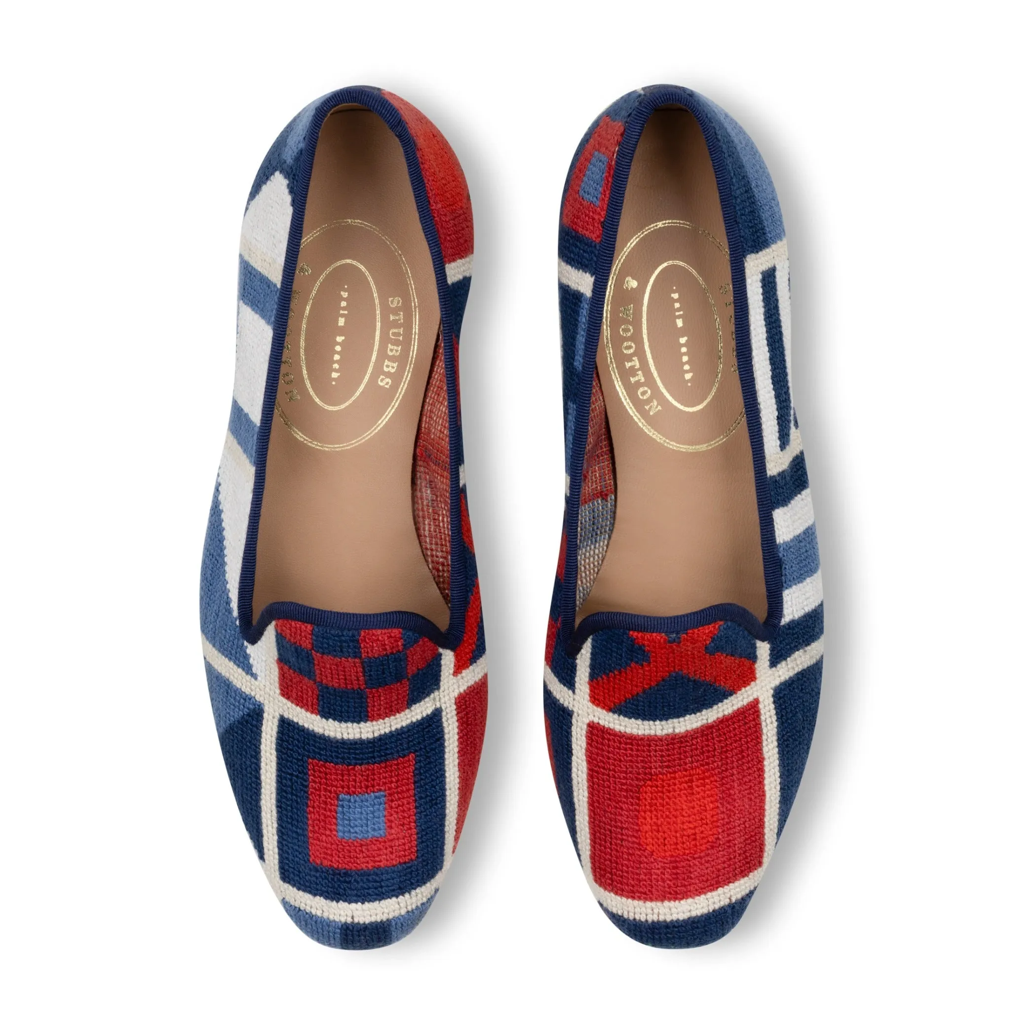 Burgees Americana Needlepoint Slipper (Women) sold by Stubbs & Wootton product image thumbnail 2