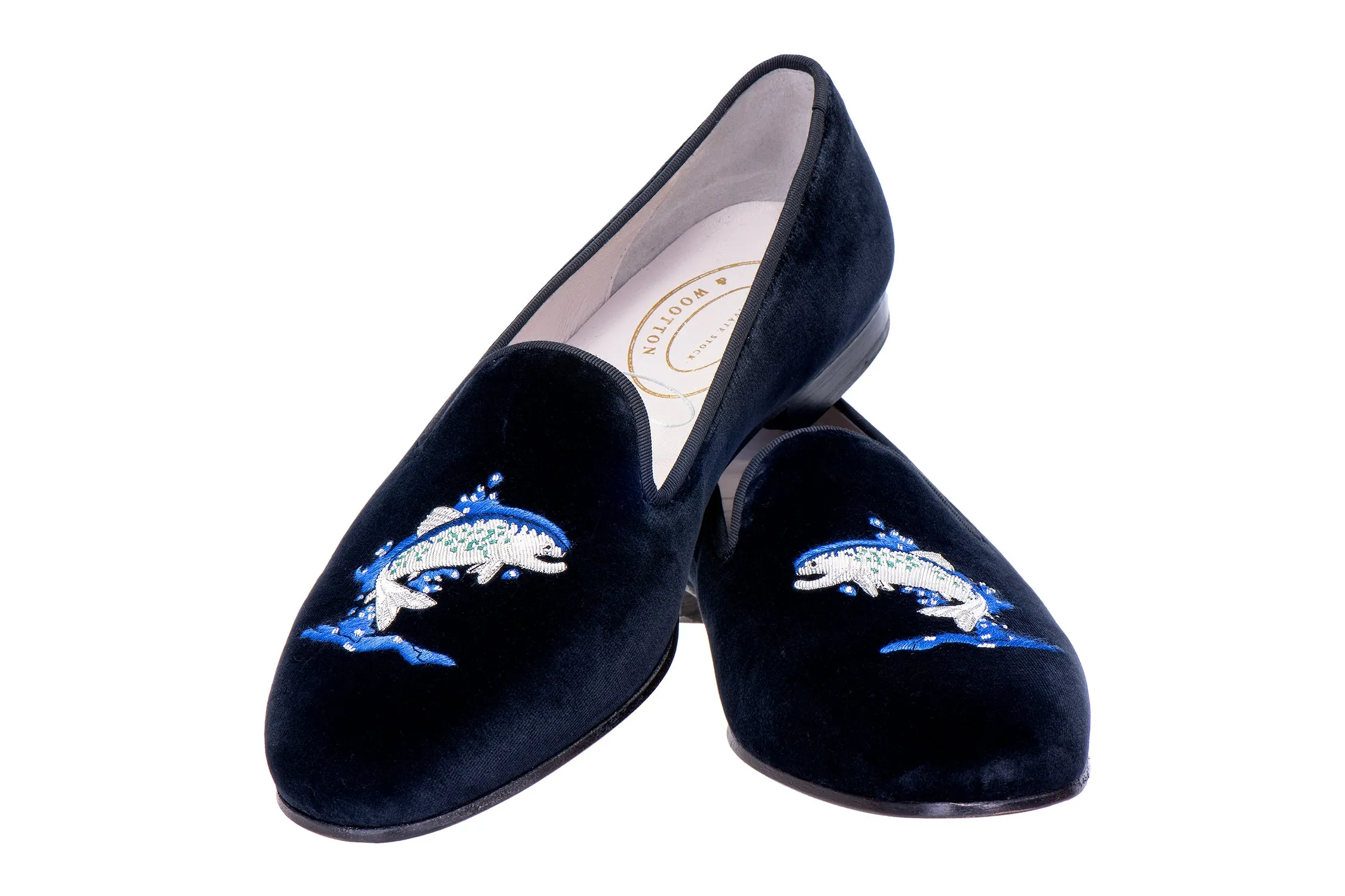 Rainbow Noir Velvet Slipper (Men) sold by Stubbs & Wootton product image thumbnail 4
