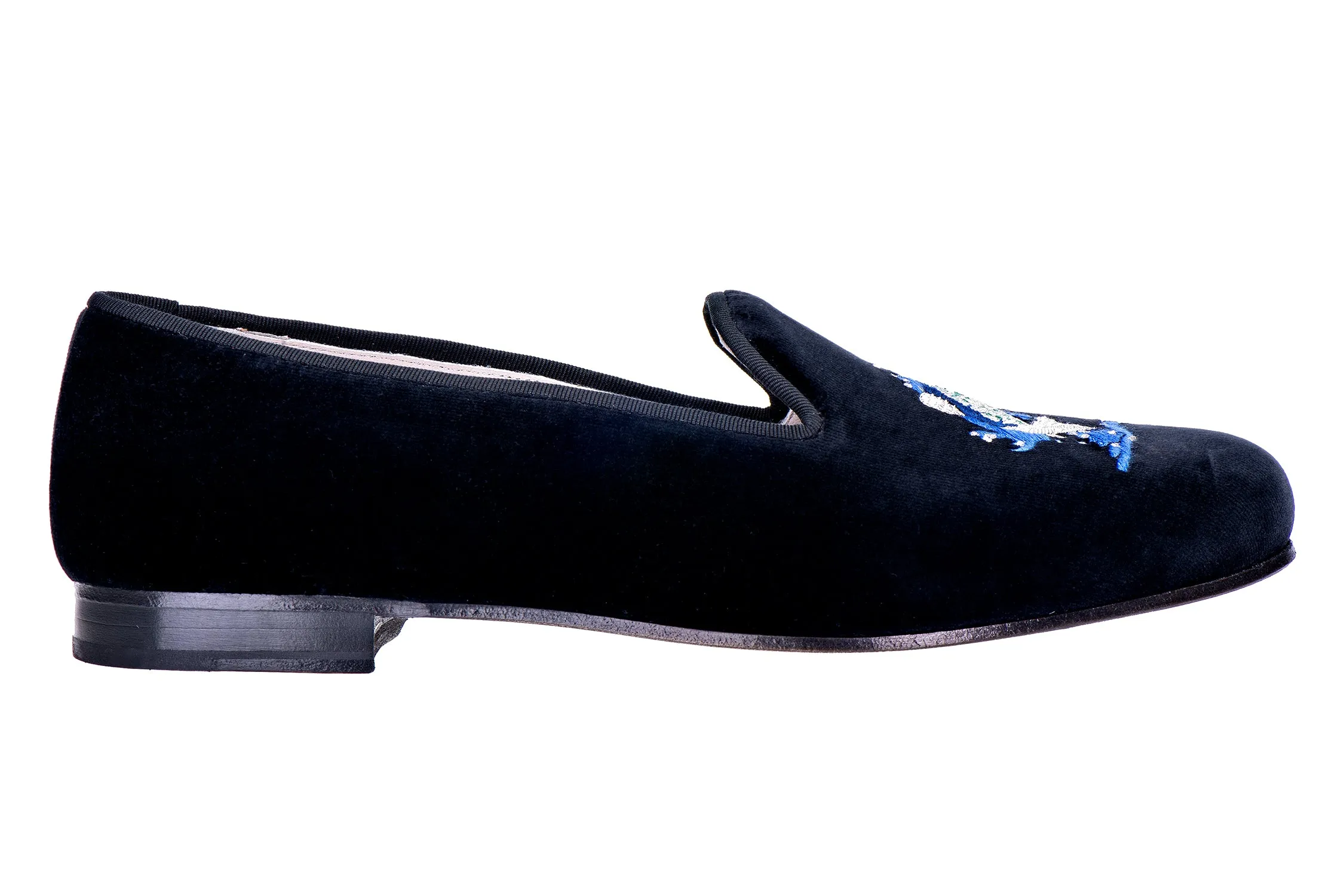 Rainbow Noir Velvet Slipper (Men) sold by Stubbs & Wootton product image thumbnail 3