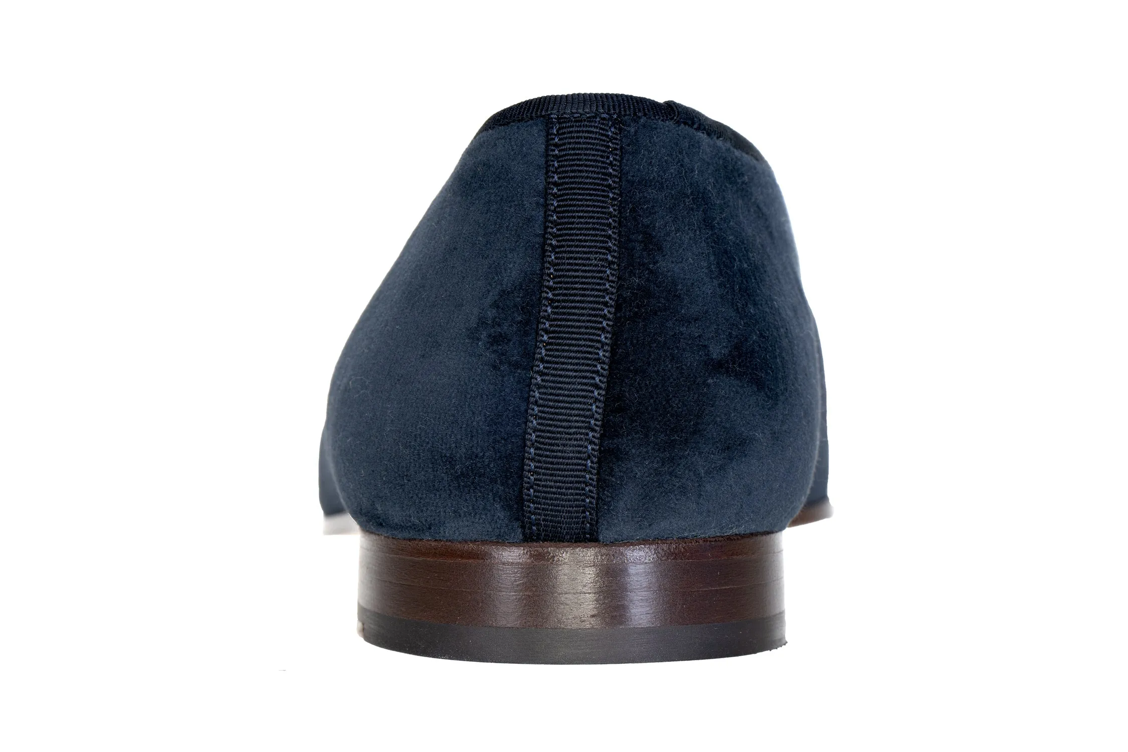 Palm Beach Crest Navy Velvet Slipper (Women) sold by Stubbs & Wootton product image thumbnail 5