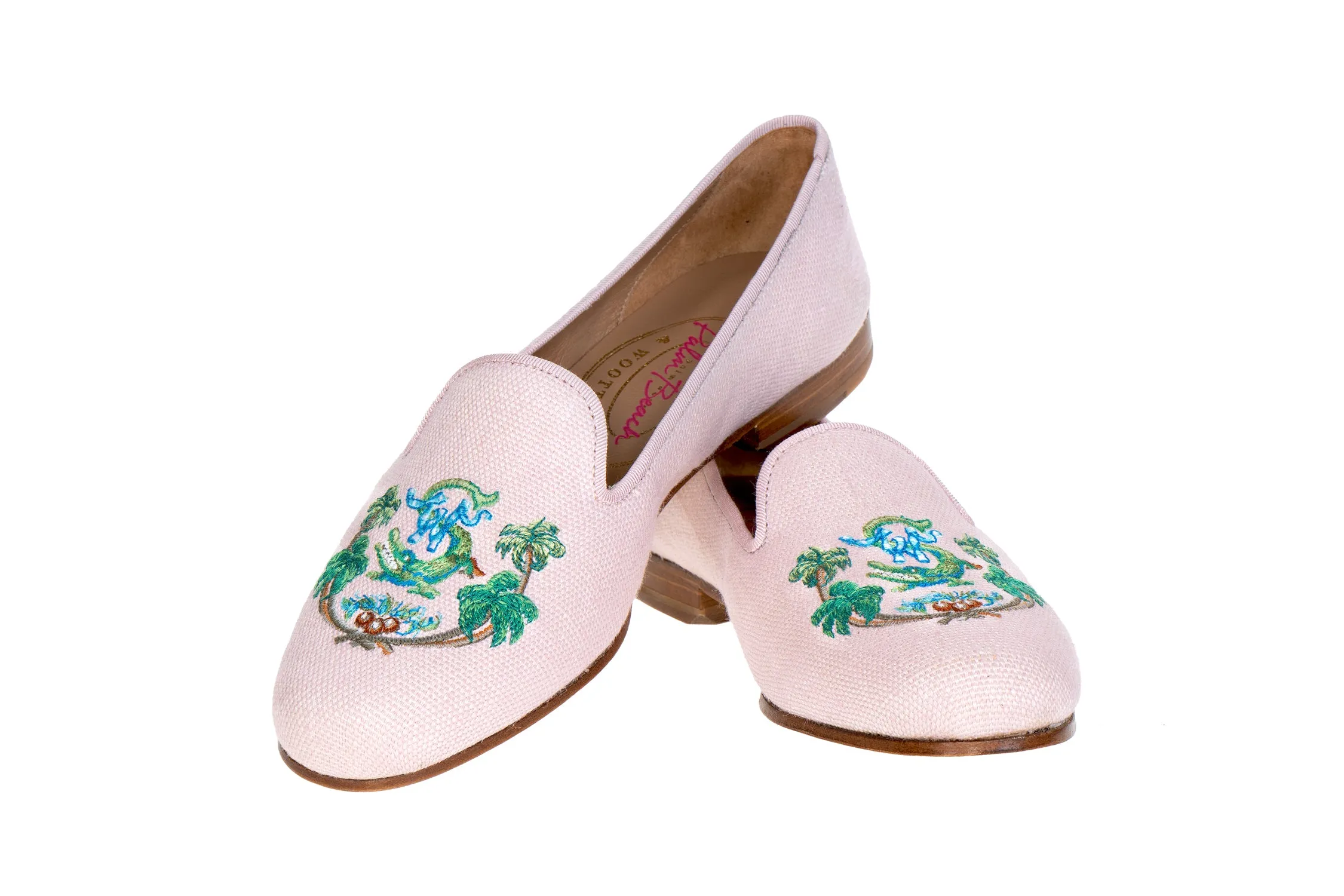Palm Beach Crest Blush Cotton Slipper (Women) sold by Stubbs & Wootton product image thumbnail 4