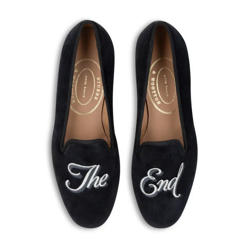 The End Black Velvet Slipper (Women) sold by Stubbs & Wootton