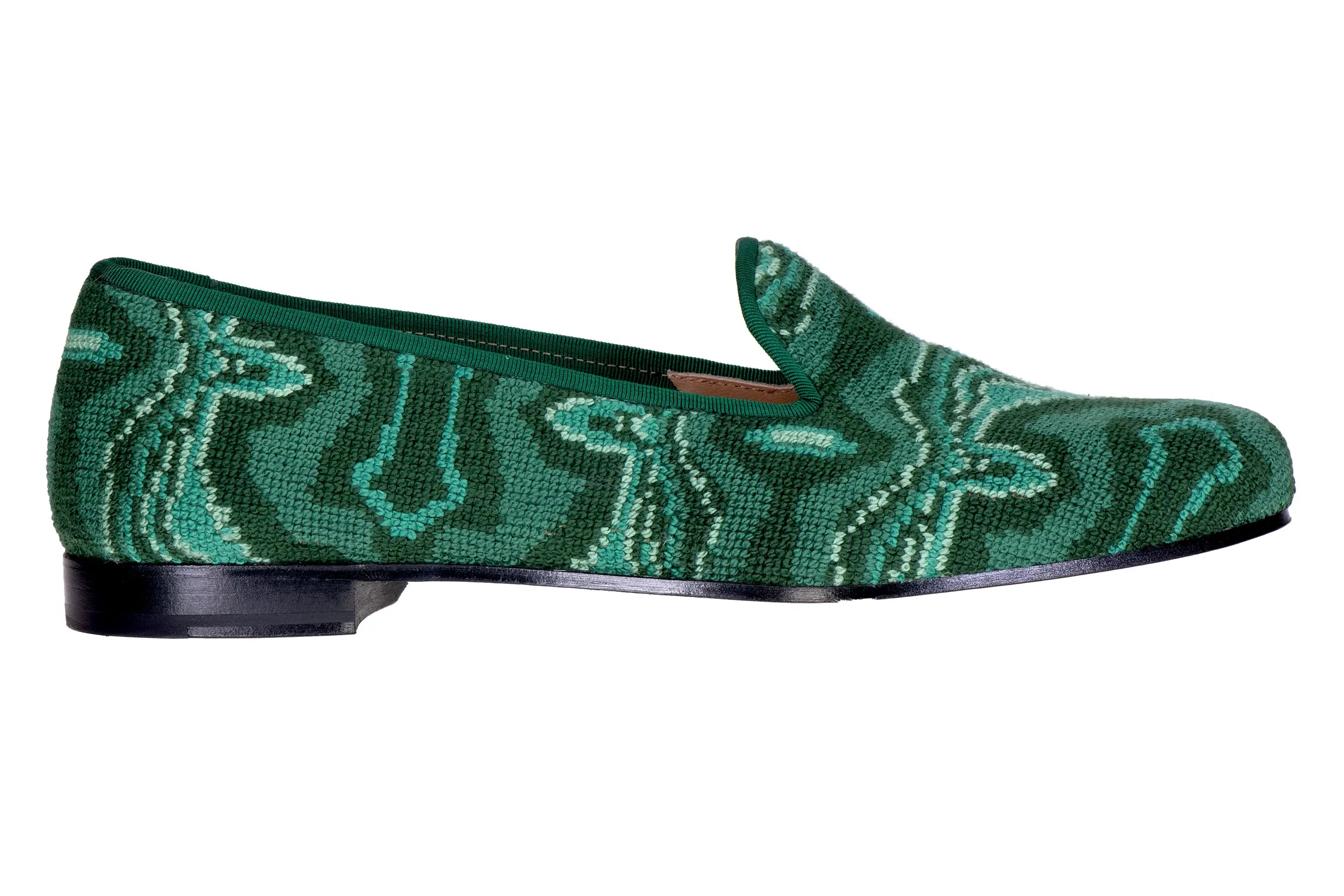 Malachite Needlepoint Slipper (Women) sold by Stubbs & Wootton product image thumbnail 3