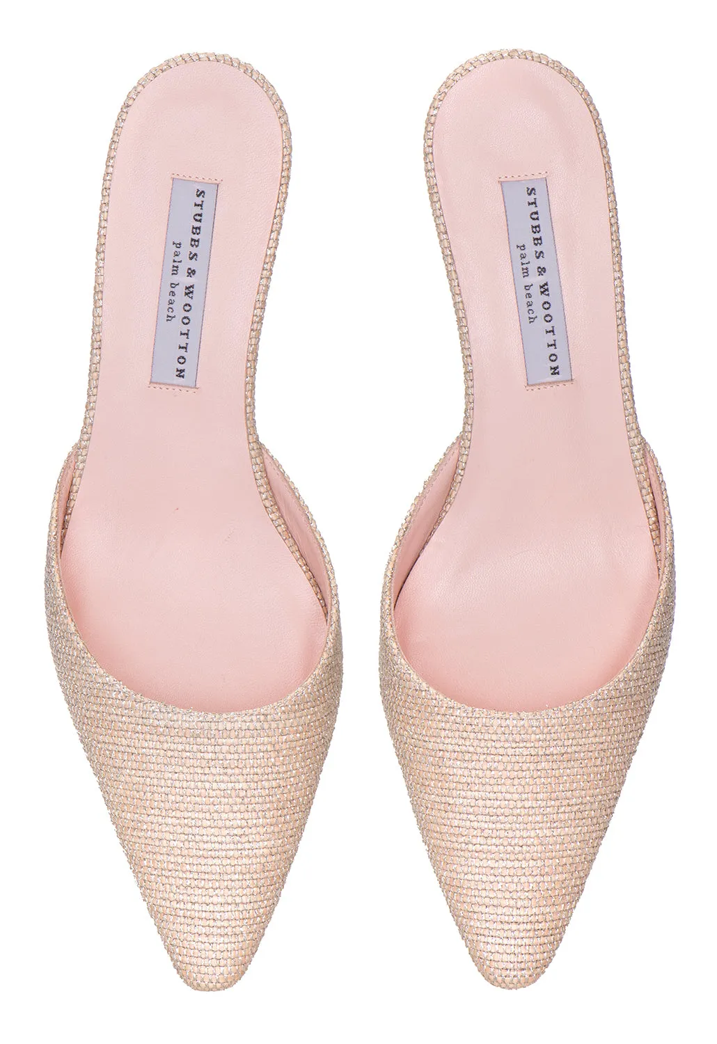 Silver Raffia Corsini sold by Stubbs & Wootton