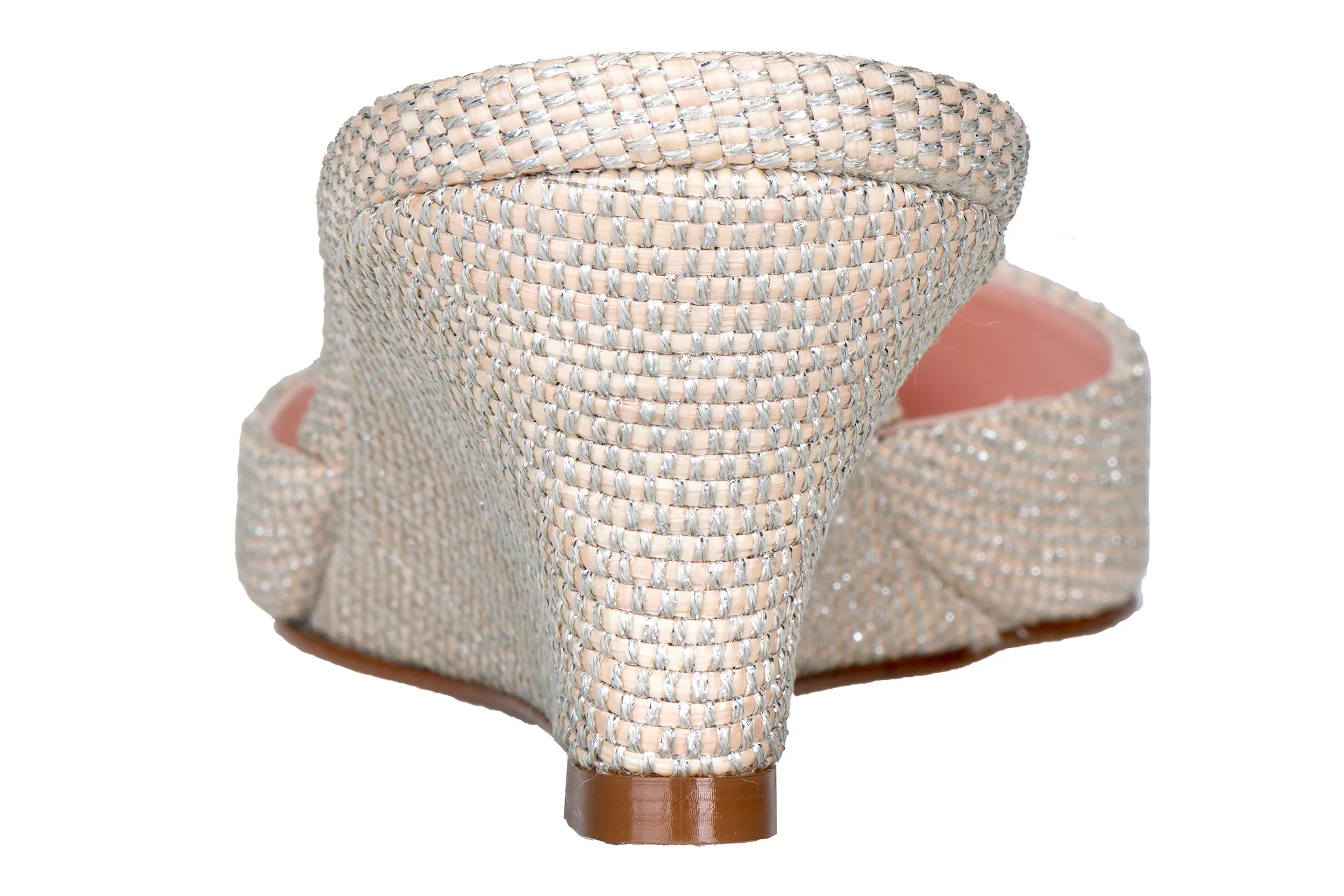 Silver Raffia Corsini sold by Stubbs & Wootton product image thumbnail 5