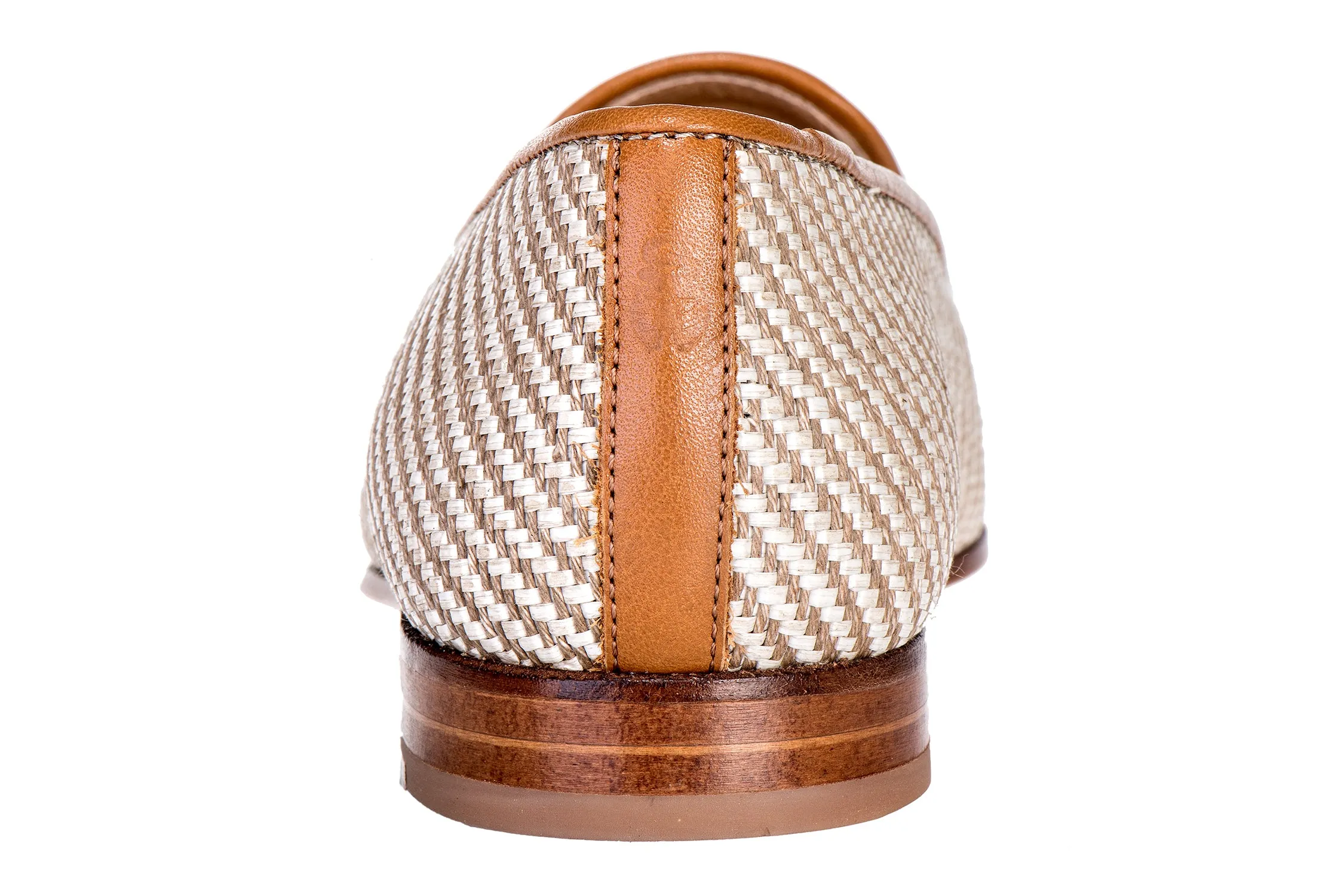 Straw Cream Raffia Slipper (Men) sold by Stubbs & Wootton product image thumbnail 5