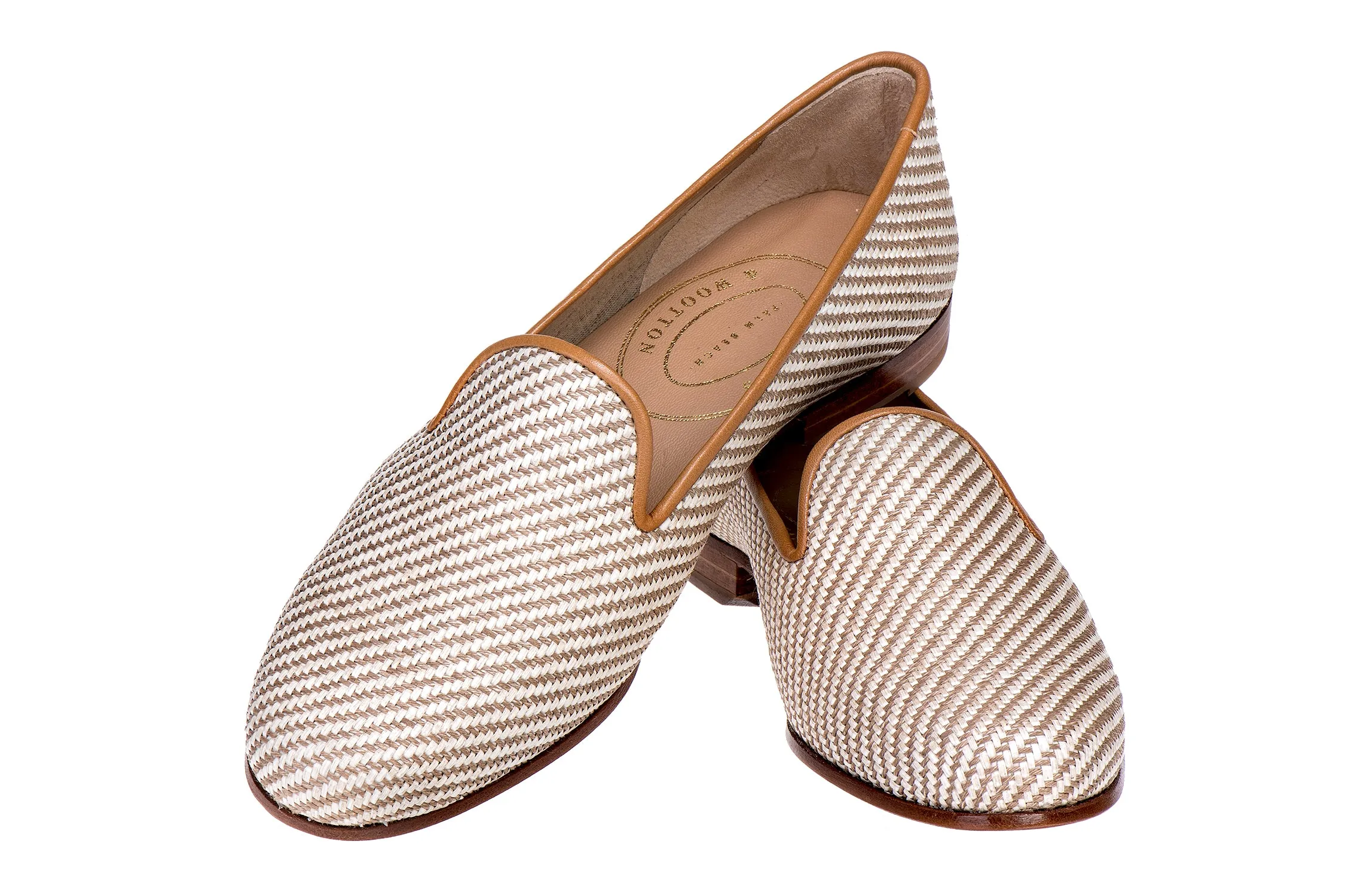 Straw Cream Raffia Slipper (Men) sold by Stubbs & Wootton product image thumbnail 4