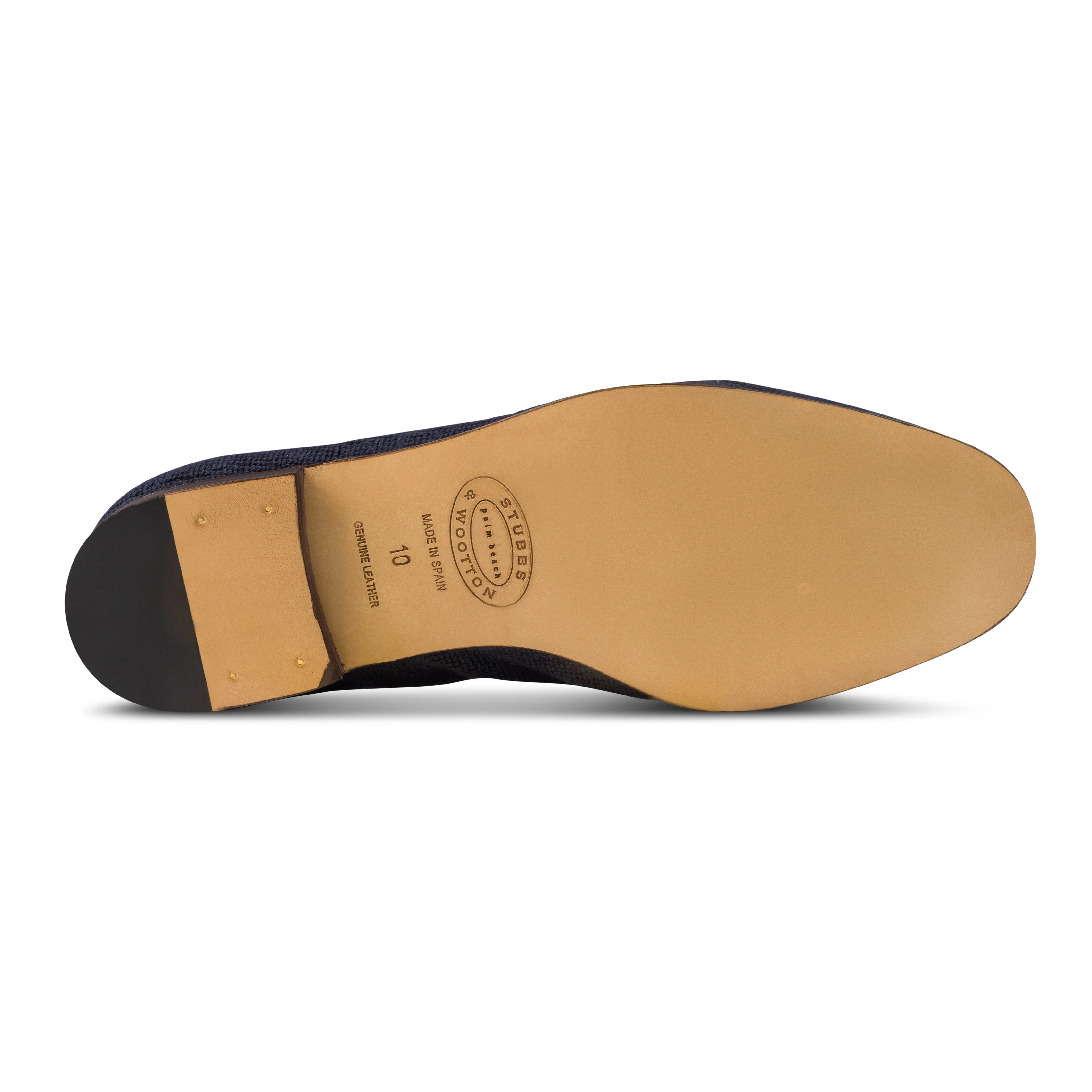 Navy Needlepoint Slipper (Men) sold by Stubbs & Wootton product image thumbnail 5