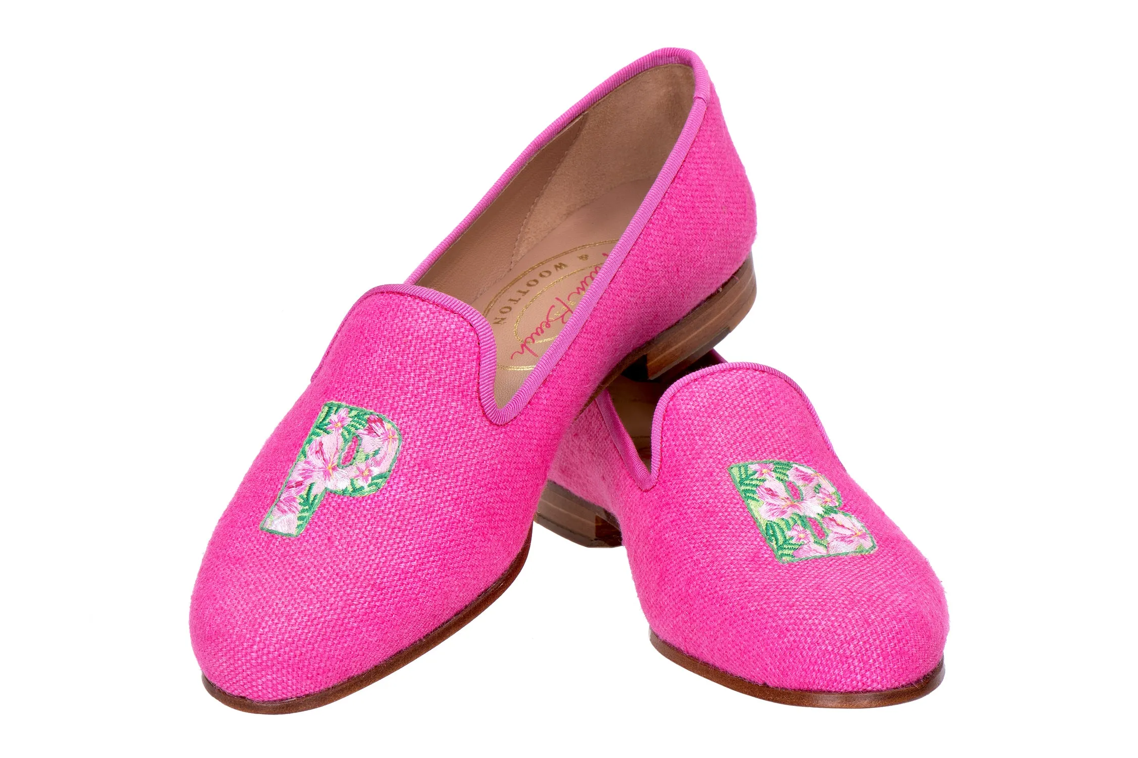 Palm Beach Fuchsia Linen Slipper (Women) sold by Stubbs & Wootton product image thumbnail 4