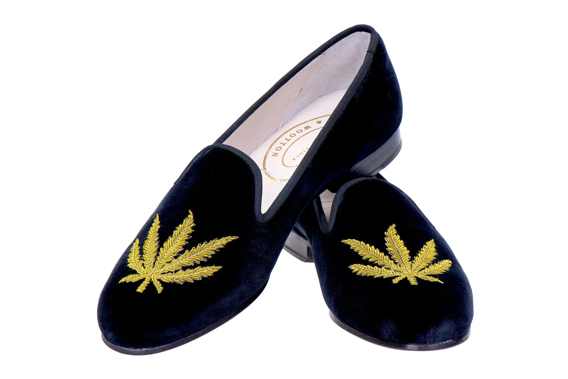 Weed Noir Velvet Slipper (Men) sold by Stubbs & Wootton product image thumbnail 4