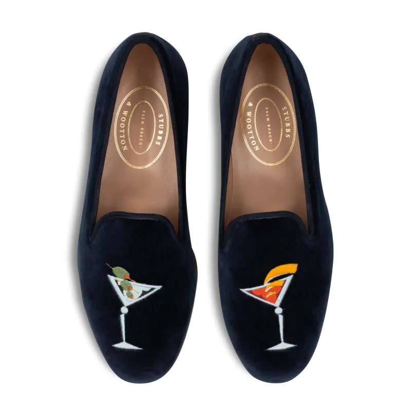 Martini Velvet Slipper (Men) sold by Stubbs & Wootton
